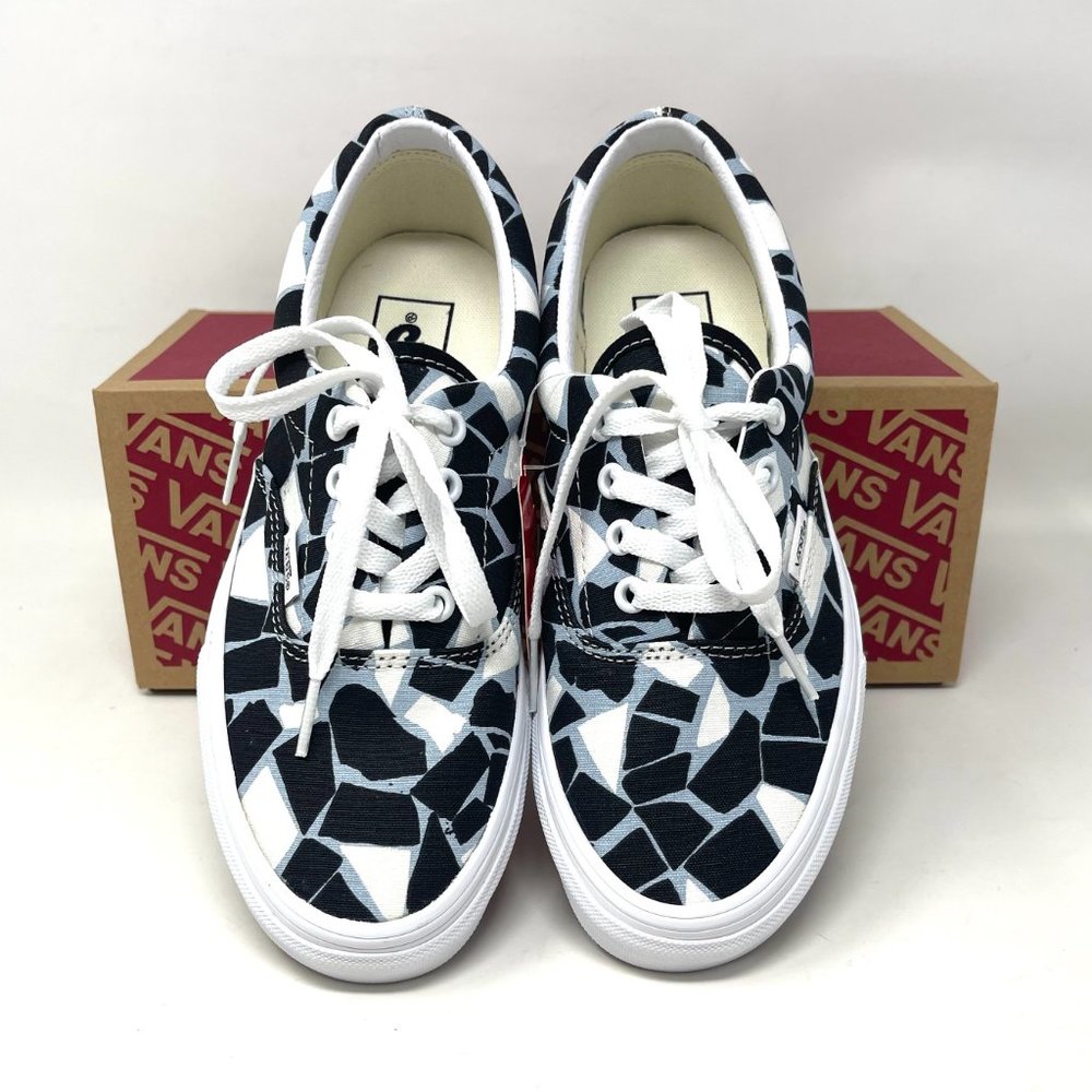 Vans Era Black White Skate Casual Shoes Men's Size Low Top Canvas VN0A54F19M1 - Picture 5 of 15